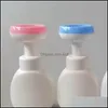 Paketleme Şişeleri 300ml Çiçek Sıvı Sabun Dispenser Damga El Pompası Şişe Çiçek Köpük Bubbler Handsoup Plastik Banyo Yolculuğu Seyahat DHP7K