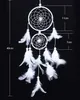 Dream Catcher Room Decor Dekorativa föremål Vit fjäder Dreamcatcher Wind Chimes Multicolor 1223397