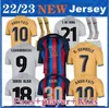 Lewandowski 22 23 Pedien Jersey Adama Gavi R. Araujo 2022 2023 Fanversie Barcelona FC Ansu Fati Memphis Dest Football Shirt Men Women Kit Kids Equipments