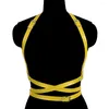 Cinture Imbracatura per cintura da donna Reggiseno Reggicalze Accessori per bondage Punk Goth Pelle Spada Calze Reggicalze Pole Dance Rave Costume