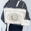 Purses Gothic Magic Book Messenger Bags Girls Lolita JK 학생 코스프레 및 핸드백 유니폼 골드 스탬핑 크로스 바디 백