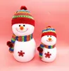 Christmas Decorations Outdoor DecoChritmas Small Snowman With Colorful For Chrismas Cute Scene Santa Claus Xma