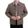 Herrenjacken Klassische Herrenbekleidung Frühling Herbst Business Hemdjacke Umlegekragen Mantel Mode Baumwolle 5XL Y830