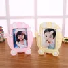 10PCS Birthday Party Supplies 7-inch Baby Stroller Photo Frame Cartoon Cute Children's Plastic Baby Carriage Picture Frames Home Decorations Ornament