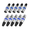 Verlichtingsaccessoires 5 paren 3 pin XLR -connectoren mannelijke en vrouwelijke microfoonmici kabelplug connector audiosocket 10 pack