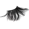 FALSE EYGRASS 1 PAIR Fancy Moft Feather Eyelash Makeup Colorful Eye Lashes Extension Cosmetic