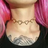 Choker moda mujer koreańskie słodkie miłosne serce Naszyjnik dziewczyna prezent urocza biżuteria collier prezenty femme