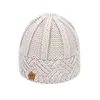 Beretti Cappelli invernali vintage a maglia per donne COLORE SOLID COLLA COLDA MOHAIR CROHAIR CRECHET CROCHET CROCI CROCE SLIPE VERTICE HACCHI