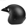 Motorcykelhjälmar Vintage Helmet Retro XXL Half For Men Cycling Electric Scooter Motocross Protector Accessories Kaciga