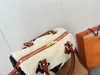 Seria misy wielokolorowa torba damska zimowa design torebki torebki crossbody unisex miękkie futra jagnięce wełniane torby na ramię 256b