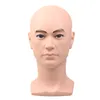 Bald Mannequin Head Display Stand with Shoulder Mask Hat Model Props Men