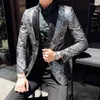 Männer Anzüge Herren Casual Wear Afrikanische Print Blazer Masculino Slim Fit Club Outfits Vetement Homme 2022 Veste Mariage Lentejuela hombre