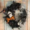 Flores decorativas Halloween Candle Wreaths simulou Rose Eye-Globlible-Birck-NOT-NOT Decoração Garland Festival Casual Festival Supply