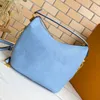 Designer saco de noite saco marshmallow hobo verão ombro designer bolsa luxuosa moda crossbody bolsas de couro mulheres rosa azul