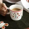 Tasses tasse en céramique tendance créative personnalité noël bouteille de café Couple hommes et femmes petit déjeuner tasse ménage eau gobelet