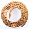 Ancient Copper Natural Hematite Materials Stone Spacer Beads Square Charmy Cube For Jewelry Making Diy Necklace Accessories BL329