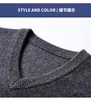 Herentruien Cashmere Cotton Blend Classic V-NE pullover Men Sweater 2022 Autumn Winterwerk Casual All-match Jumper Male gebreide G221018