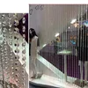 Perde 10pc 100cm kapalı ev dekoratif kristal cam boncuk düğün malzemeleri şenlik sahne arka plan dekorasyon