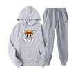 Men's Tracksuits 2022 Brand Autumn And Winter Men's Women's Warm Suits Anime Printed Tops Hoodie Loose Casual Sweatpants Sports