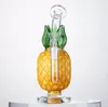 Hookah r￶ker holografisk regnb￥ge ananas bong r￶r 5 mm tjocka glas bongs ￥tervinnare h￥rd dabb olje riggar bubbler vattenr￶r tillbeh￶r med 14 mm sk￥l