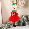 Decorazione per bambole elfo di Natale Adorabile ragazzo e ragazza Albero di Natale Ornamento di capodanno Regali per la casa JNB16540