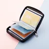 Card Holders Business Holder 20 Bits Wallet Case Zipper Purse Fashion Wallets Bag Safty Clutch Money Clip Coin