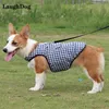 Vêtements pour chiens Automne Hiver Vêtements pour chiens de compagnie Plaid Rembourré Coton Gilet Chaud Manteau Veste Pour Grand Moyen Petit Chiens Corgi Animaux Vêtements XS-4XL T221018