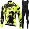 Racing set runchita 2022 vinter termisk fleece lång ärm set bicicleta kit cykel cykling kläder ropa de invierno