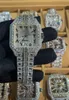 Hommes Moissanite Mosang Pierre Diamant Montre Mouvement Montres pour Hommes TOP Montre De Luxe Montre-Bracelet Mécanique Automatique 904L 1018