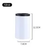 مخصص 12oz Universal 4 in 1 Beer Slim Tumblers double wall double stail steel vacuum تسامي معزول مبرد فارغ يمكن FY5630