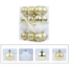 Christmas Decorations 24Pcs Pretty Color Ball Gifts Electroplating Festival Prop Xmas Party Ornament Pendant