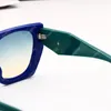 Cat-Eye-Sonnenbrille, luxuriöse Designer-Sonnenbrille für Damen, fortschrittliche Brillengläser, Verlaufsgläser, Adumbral-Brille, Goggle-Brille, Top-Ornament, Vollrahmen