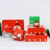 Present Wrap Stobag Christmas Santa Claus Green/Red Handtag Paper Bag Baking Cookies Chocolate Package Supplies Cake Decoration Portable