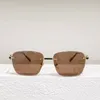 Leisure Classic Designer Sunglasses Женщины C Decor Glasses Business Optical Frames Carti Eyewear Peach Metal украшение