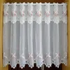 Curtain Half-curtain Embroidered Valance Partition Fashion Flowers Short For Kitchen Cabinet Door A-68