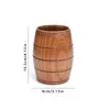 Muggar trä Big Belly Cup Coffee Te Mjölk Mugg Natural Spruce Wood Water Cups Kitchen Bar Beer Drinkware Bushcraft Camping Japan Style