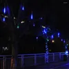 Str￤ngar LED Solar Lamp Meteor Rain Lights Outdoor Waterproof Christmas String Light For Wedding Party Decoration Garden