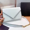 Designer Bag Evening Bag Designer Luxury Women Saffiano Monochrome Shoulder Chain Black White Crossbody Handbag Leather Fashion S