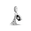 925 silver Fit Pandora Original charms DIY Pendant women Bracelets beads Fine DIY Castle Dangle Camera Tower Charm Bead Gift