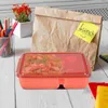 Servis upps￤ttningar box lunch bento l￥dor containrar containerDivided KidsCompartment Portable Case Outdoor Adults Meal Office Prep