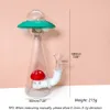 Home Garden vendite calde Forma UFO Tubi d'acqua bong in vetro piattaforma petrolifera bong in silicone fumatori Narghilè dab rig Ciotola 14mm gratuita