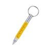 متعدد الوظائف Mini Mini Ballpoint Pen Tool Outdoor Pen Screwdriver Keychain Assor Scale Manger 5 Colors