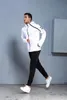 V￪tements de gymnase ￠ sweat ￠ capuche d￩contract￩ pour hommes Costume de course 2 pi￨ces R trackpants de jogging jogging shirt d'entra￮nement sur tracks