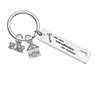 Nya hemäventurer Housewarming Key Chain Pendant Family Love Keychains Creative House Bagage Decoration Key Ring RRB16542