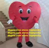 Costume della mascotte del cuore rosso di San Valentino Personaggio dei cartoni animati per adulti Proprietà sceniche Campagna genitori-figli zx1032