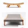Cat Furniture Scratchers houten kat krassen schraper afneembare lounge bed 3 in 1 krabpaal voor katten training slijpklauw dh9hj