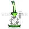 Hookahs 8.3 inch Recycler Dab Rigs Thick Glass Bong Water pipes Gravity Bongs Bubbler Smoking Accessory Water pipe with 14mm bowl