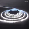 Strips DC 12V LED Tape Strip Light 5m SMD 2025 168LED/M 3mm PCB White/Warm White Not Waterproof Backlight Indoor Lighting Home Decor