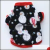 Abbigliamento per cani Inverno e autunno Tenere al caldo Giacche per animali domestici per Natale Modello classico Felpe con cappuccio per cani Maglione Cappotto per cani Drop Delivery 2022 H Dhjs8