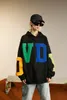 Autumn Sweatshirts Big Letter Embroidery Hoodie For Men Women Superior Trend Fleece Hoode Pullovers